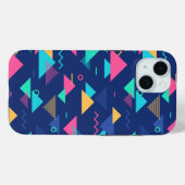 Patroon uit de jaren tachtig Case-Mate iPhone case (Achterkant (horizontaal))