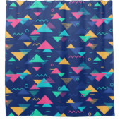 Patroon uit de jaren tachtig douchegordijn (Voorkant)