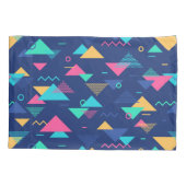 Patroon uit de jaren tachtig kussensloop (Achterkant-Links)