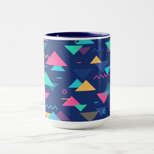 Patroon uit de jaren tachtig mok (Midden)