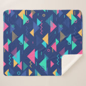 Patroon uit de jaren tachtig sherpa deken (Voorkant (horizontaal))