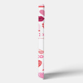 Patroon Valentijn`s Day 2024 achtergrond met hart Case-Mate iPhone Case (Achterkant / Rechts)