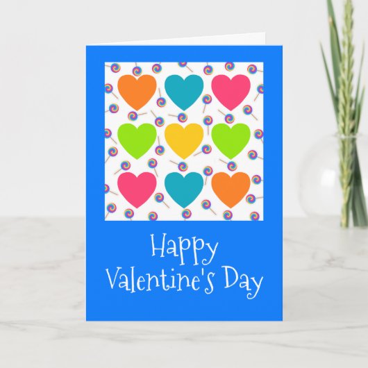 Patroon Valentijnsdag kaart van Jo Afbeeldingen (Voorkant)