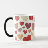 patroon valentijnsdag magische mok (Links)