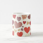 patroon valentijnsdag magische mok (Center)