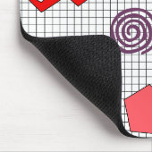 Patroon van 1980 muismat (Hoek)