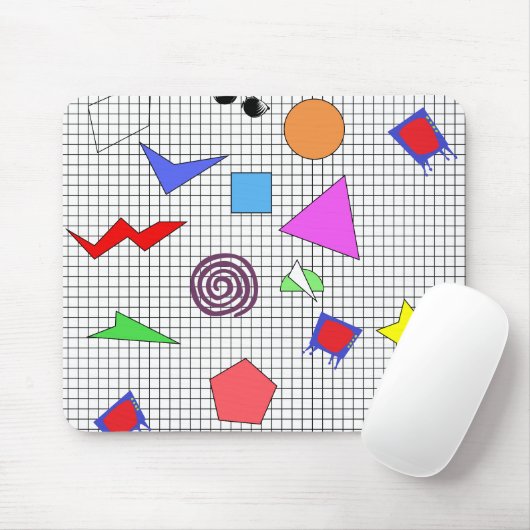 Patroon van 1980 muismat (Met muis)