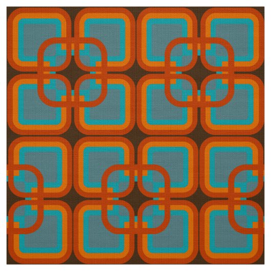 patroon van 60s.70s retro mod stof (Swatch)