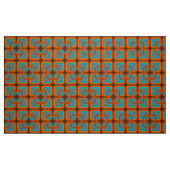 patroon van 60s.70s retro mod stof (Fat Quarter)