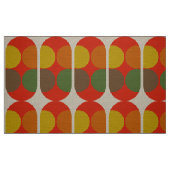 patroon van 60s.70s retro mod stof (Fat Quarter)