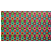 patroon van 60s.70s retro mod stof (Yard (91,4 cm))