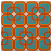 patroon van 60s.70s retro mod stof (Swatch)