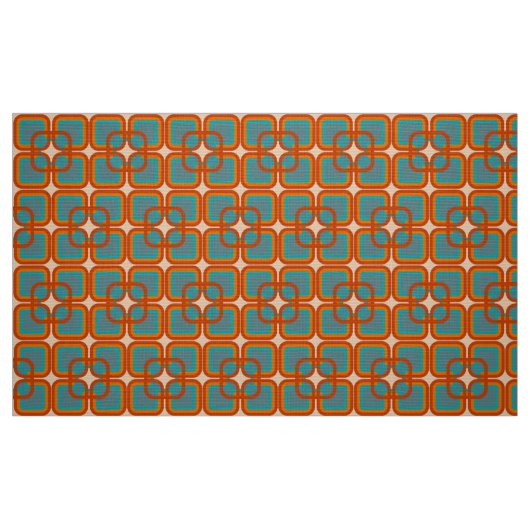 patroon van 60s.70s retro mod stof (Fat Quarter)