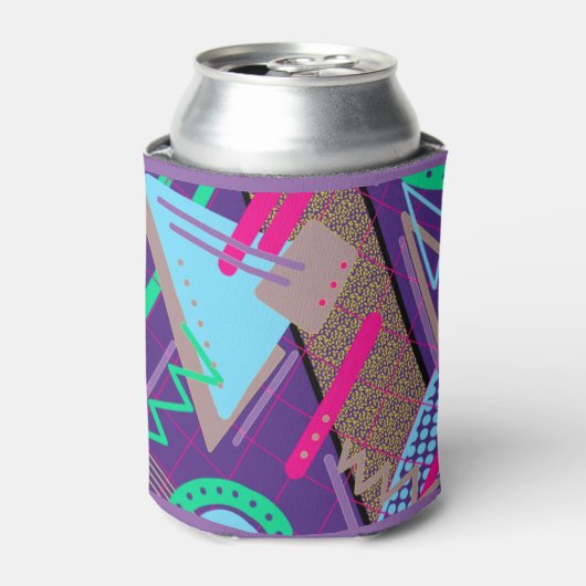 patroon van 90 s blikjeskoeler (Blikje Voorkant)