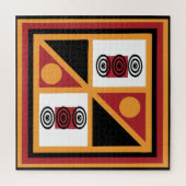  patroon van Afrikaanse stam Legpuzzel (Verticaal)