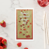  patroon van afvallende bladeren servet (Insitu)