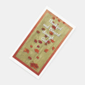  patroon van afvallende bladeren servet (Hoek)