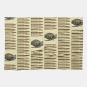 patroon van ammo's en granaten theedoek (Horizontaal)