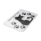 patroon van Angry Kat Badmat (Gekanteld)