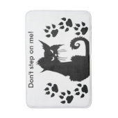 patroon van Angry Kat Badmat (Voorkant Verticaal)