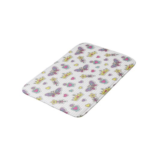 patroon van balletprinses badmat (Gekanteld)