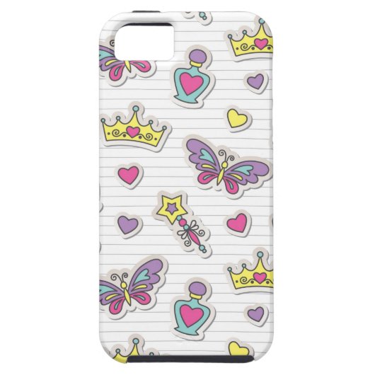 patroon van balletprinses Case-Mate iPhone case (Achterkant)