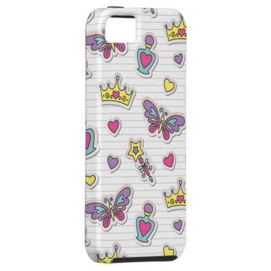 patroon van balletprinses Case-Mate iPhone case (Back/Rechts)