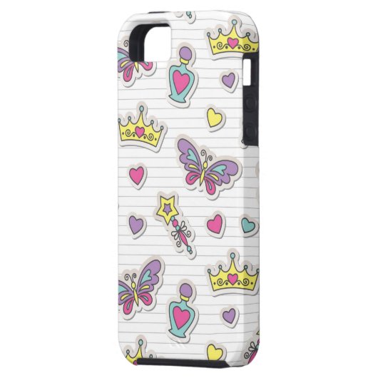 patroon van balletprinses Case-Mate iPhone case (Achterkant Links)