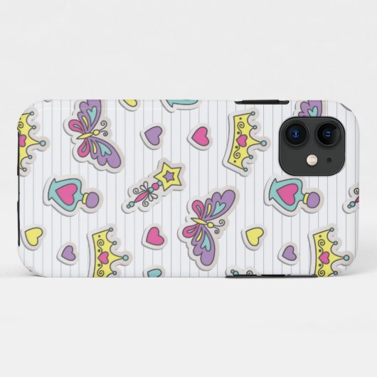patroon van balletprinses Case-Mate iPhone case (Achterkant (horizontaal))