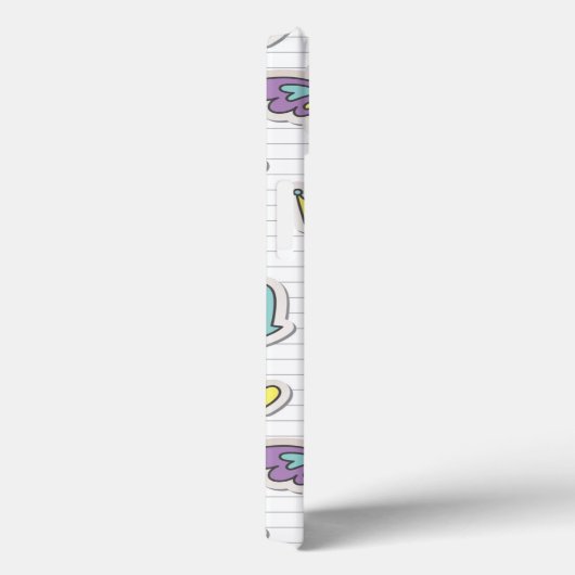 patroon van balletprinses Case-Mate iPhone case (Achterkant / Rechts)