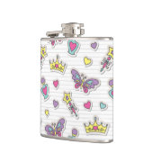 patroon van balletprinses heupfles (Links)