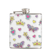 patroon van balletprinses heupfles (Voorkant)