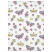 patroon van balletprinses klembord (Achterkant)