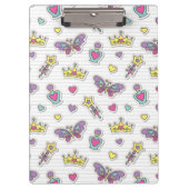 patroon van balletprinses klembord (Voorkant)