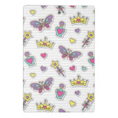 patroon van balletprinses mini klembord (Achterkant)