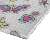 patroon van balletprinses snijplank (Hoek)