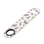 patroon van balletprinses speed flessenopener (Voorkant Gekanteld)