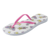 patroon van balletprinses teenslippers (Schuin)