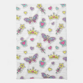 patroon van balletprinses theedoek (Verticaal)