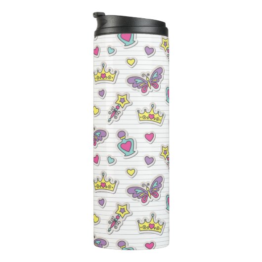 patroon van balletprinses thermosbeker (Geroteerd rechts)