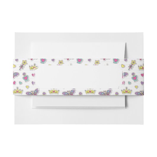 patroon van balletprinses uitnodigingen wikkel (Voorkant Voorbeeld)