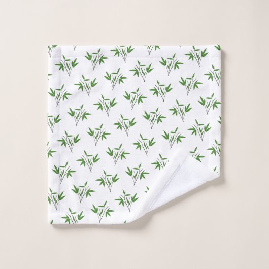 Patroon van bamboetdraden bad handdoek (Wasdoekje)