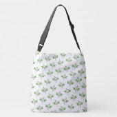 Patroon van bamboetdraden crossbody tas (Achterkant)