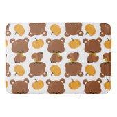 Patroon van Beren, luiers, Herfst, pompoenen Badmat (Voorkant)