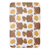 Patroon van Beren, luiers, Herfst, pompoenen Badmat (Voorkant Verticaal)