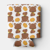 Patroon van Beren, luiers, Herfst, pompoenen Blikjeskoeler (Achterkant)