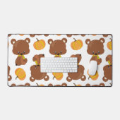 Patroon van Beren, luiers, Herfst, pompoenen Bureaumat (Keyboard & Muis)