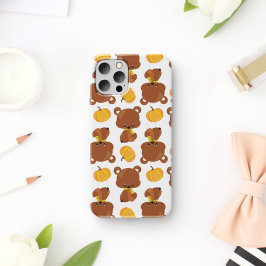 Patroon van Beren, luiers, Herfst, pompoenen Case-Mate iPhone Case
