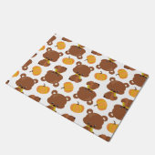 Patroon van Beren, luiers, Herfst, pompoenen Deurmat (Schuin)