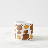 Patroon van Beren, luiers, Herfst, pompoenen Espresso Kop (Voorkant)
